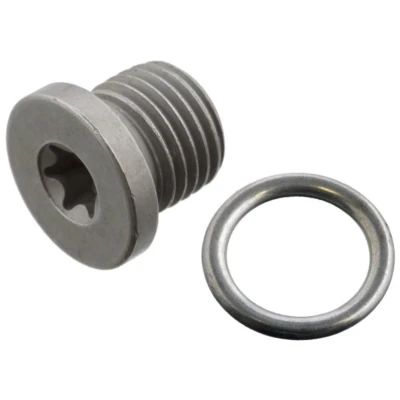 Imagem de FEBI BILSTEIN 103344 Bujão do Carter Aço T45 com retentor VOLKSWAGEN: Golf 7, Polo V Hatchback, 6, AUDI: A4 B7 Avant, A3 Sportback, B8 Avant