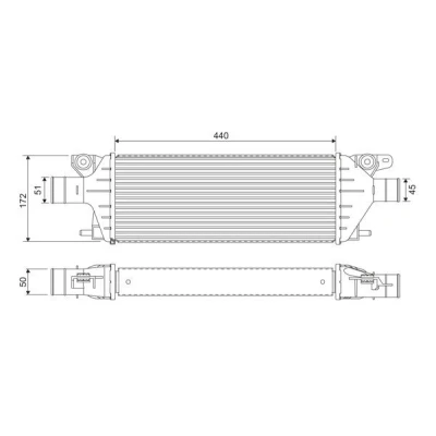 Imagem de VALEO 818379 Intercooler Alumínio sem sensor
