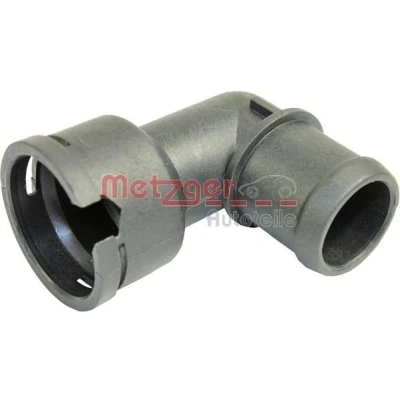 Imagem de METZGER 4010027 Flange Plástico do termóstato para o radiador motor VOLKSWAGEN: GOLF 3, Sharan I, Vento, SEAT: Ibiza 2, Alhambra TOLEDO 1