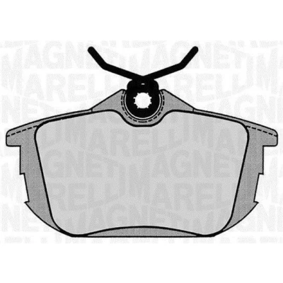 Imagem de MAGNETI MARELLI 363916060336 Jogo de pastilhas para travão disco com contacto avisador desgaste integrado MITSUBISHI: Space Star