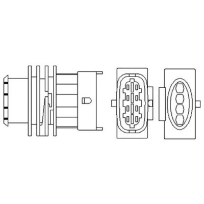 Imagem de MAGNETI MARELLI 466016355086 Sonda lambda com aquecimento 4 OPEL: Corsa C Hatchback, Zafira A, Astra G Caravan