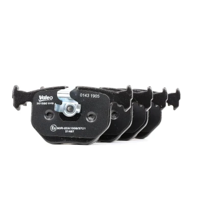 Imagem de VALEO 301580 Jogo de pastilhas para travão disco FIRST Eixo traseiro excl. contacto aviso desgaste com chapa anti ruído BMW: 3 Sedan