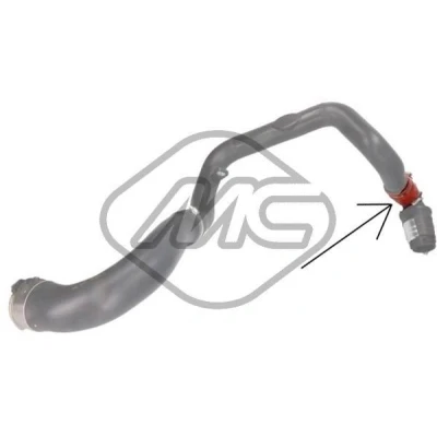 Imagem de Metalcaucho 97789 Mangueira Para o Turbocompressor sem braçadeiras, com braçadeiras RENAULT: MASTER 3, 3 Kasten