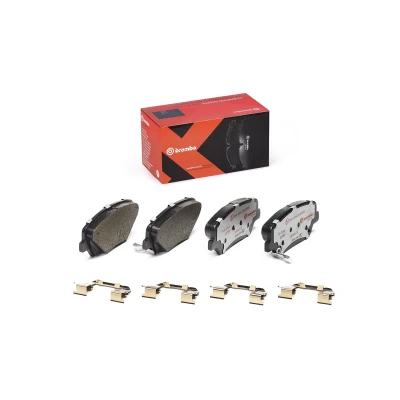Imagem de BREMBO P 30 070X Jogo de pastilhas para travão disco com avisador sonoro desgaste acessórios KIA: CARENS 4, HYUNDAI: Santa FE 3, Fé IV