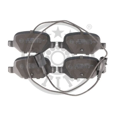 Imagem de OPTIMAL BP 12553 Jogo de pastilhas para travão disco Eixo traseiro com contacto avisador desgaste integrado FIAT: 500 Hatchback, C Cabrio