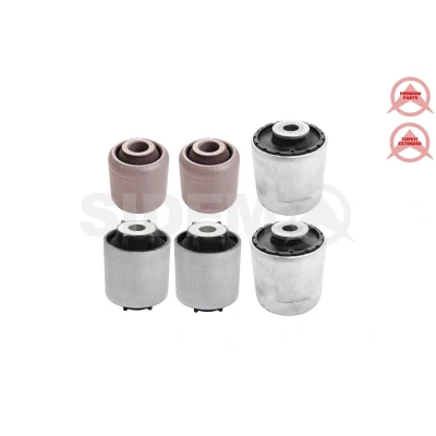 Imagem de SIDEM 8216006 KIT Casquilho de Braço Suspensão Eixo dianteiro, em baixo Rolamento borracha e metal transversal