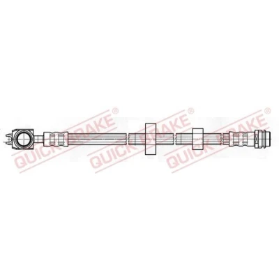 Imagem de QUICK BRAKE 50.200X Mangueira de Travão 388mm M10x1 com rosca interior, exterior