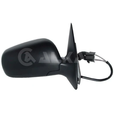 Imagem de espelho retrovisor Alkar 6138522 à direita com subcapa ajuste: por cabo de aço, Caixa do pequena, convexo para veículo volante esquerda