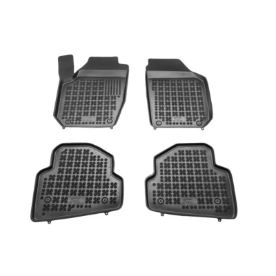 Imagem de REZAW PLAST 200204 Conjunto de tapete chão Borracha à frente e atrás 4 preto , medida SKODA: Fabia 2