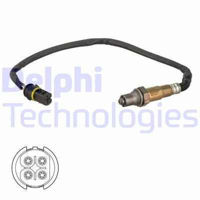 Imagem de DELPHI ES21344 12B1 Sonda lambda plana, com aquecimento SMART: Cabrio, City Coupe