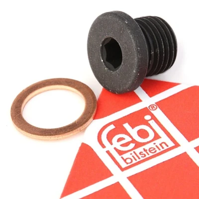 Imagem de FEBI BILSTEIN 171173 Bujão do Carter Aço 6 com retentor AUDI: A6 C6 Avant, Q7, A4 B7 VOLKSWAGEN: Polo V Hatchback, IV Touareg I