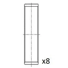 Imagem de FAI AutoParts BB2043 STD Capas de Biela VOLKSWAGEN: Caddy 3, Golf 4, Polo III Hatchback, SEAT: Alhambra I, Leon ST, Ibiza AUDI: A3 Hatchback
