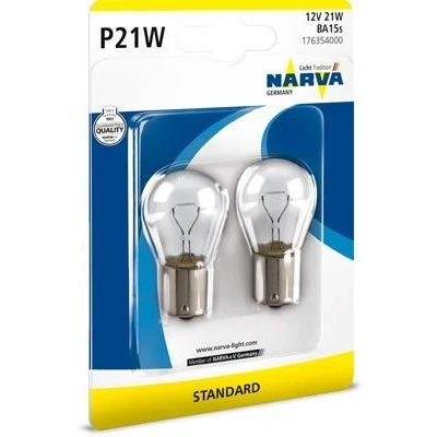Imagem de NARVA 176354000 Lâmpada 12V 21W P21W VOLKSWAGEN: Golf 4, Polo IV Hatchback, Sharan II, BMW: 1 3 Sedan, RENAULT: CLIO
