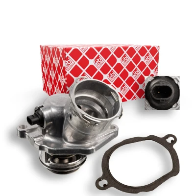 Imagem de FEBI BILSTEIN 108755 Termóstato, líquido de refrigeração 100 com junta interruptor temperatura caixa MERCEDES BENZ: Classe C T modell