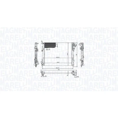 Imagem de MAGNETI MARELLI 350213213600 Radiador, arrefecimento do motor RENAULT: TRAFIC 2 Kasten, OPEL: Vivaro A Van