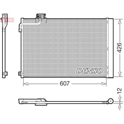 Imagem de DENSO DCN17064 Condensador MERCEDES BENZ: Classe C T modell, E modell