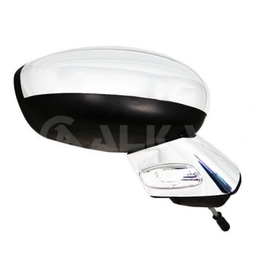 Imagem de Espelho retrovisor Alkar 6130862 à direita crómio elétrico aquecível, com sensor de temeperatura, dobrável electricamente, convexo CITROËN: C3 III