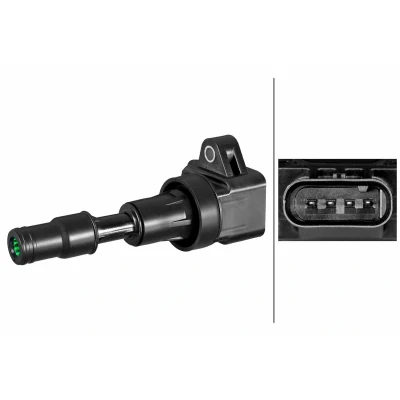 Imagem de HELLA 5DA 358 290 301 Bobina de ignição 4pólos cavidade vela KIA: Pro cee‘d II Hatchback, Hatchback