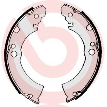 Imagem de BREMBO S 56 504 Maxilas de Travão 180 26 NISSAN: MICRA 1