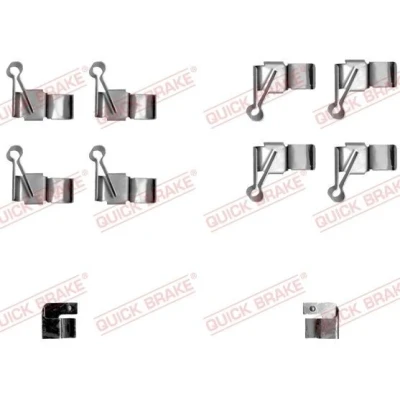 Imagem de Kit de acessórios, pastilhas travão QUICK BRAKE 109 1238