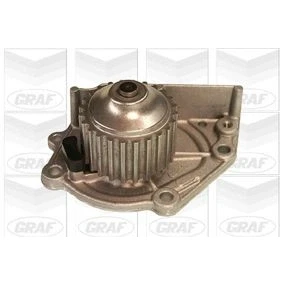 Imagem de GRAF PA427 Bomba de água 24 com junta mecânico Chapa aço 59,44 para accionamento da correia dentada MG: MG ZR Hatchback, ZT T Carrinha, MGF Cabrio