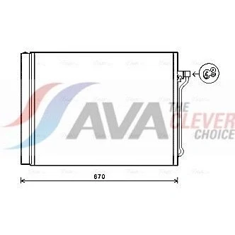 Imagem de Condensador, ar condicionado AVA QUALITY COOLING BW5409D