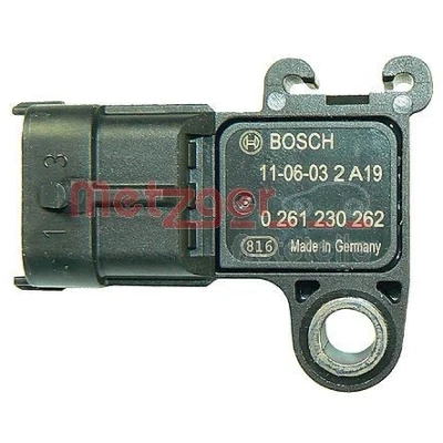 Imagem de Sensor, pressão colector de admissão METZGER 0906134