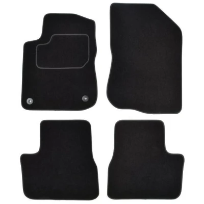 Imagem de MAMMOOTH A041 PGT85 PRM 01 Conjunto de tapete chão Têxtil à frente e atrás 4 preto PEUGEOT: 208 I Hatchback