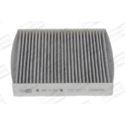 Imagem de CHAMPION CCF0475C Filtro, ar do habitáculo Filtro de carvão ativado 211 200 35 RENAULT: CLIO 4, Captur, 4 Kasten, DACIA: SANDERO 2, LOGAN MCV 2