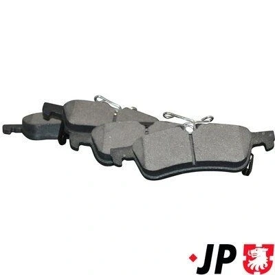 Imagem de JP GROUP 4863700710 Jogo de pastilhas para travão disco Eixo traseiro com avisador sonoro desgaste TOYOTA: Yaris III Hatchback