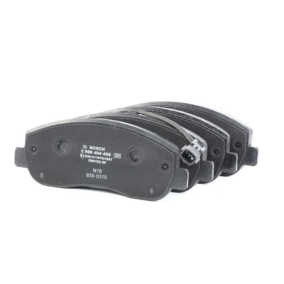 Imagem de BOSCH 0 986 494 498 Jogo de pastilhas para travão disco Baixo teor metálico com sensor desgaste integrado chapa anti ruído endado, norauto,