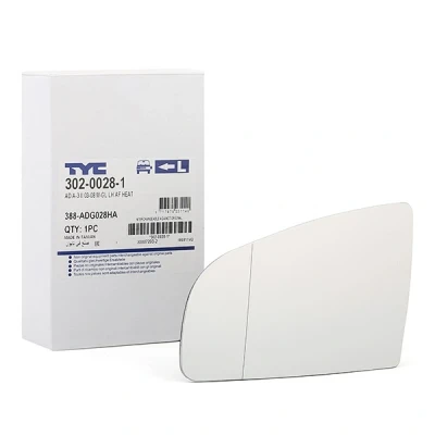 Imagem de TYC 302 0028 1 Vidro Espelho esquerda AUDI: A4 B6 Sedan, B7 A3 Hatchback