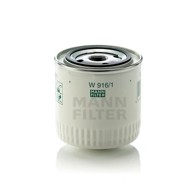 Imagem de MANN FILTER W 916/1 Filtro de óleo 3/4 16 UNF com uma válvula retenção aparafusado FORD: Escort 5, Transit Mk4 Van, Mk3 Van
