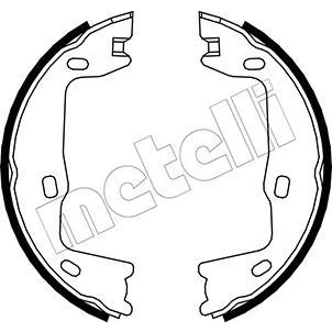 Imagem de METELLI 53 0302 Maxilas de Travão Mão OPEL: Vectra B Sedan, Carrinha