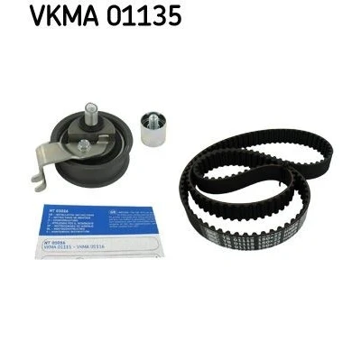 Imagem de SKF VKMA 01135 Jogo de correias dentadas 150 com perfil dentado arredondado VOLKSWAGEN: Golf 4, Sharan I, Bora Sedan, SEAT: Leon I Hatchback