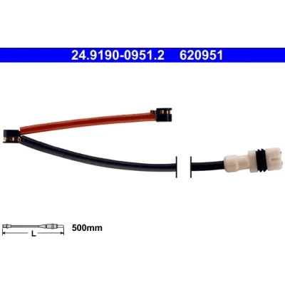 Imagem de ATE 24.8190 0951.2 Sensor de Desgaste Pastilha Freio