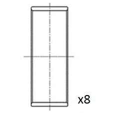 Imagem de FAI AutoParts BB2056 STD Capas de Biela VOLKSWAGEN: Caddy 3, Golf 4, 7, SEAT: Alhambra I, Leon III ST, Ibiza AUDI: A3 Hatchback, Sportback