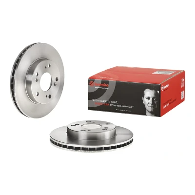Imagem de BREMBO 09.6753.30 Disco de travão 260 23 5 interior ventilado com parafusos HONDA: CIVIC 7 Hatchback, CR V 1
