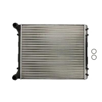 Imagem de NISSENS 60426 Radiador, arrefecimento do motor Alumínio 468 414 34 Aletas de refrigeração unidas mecanicamente AUDI: A2