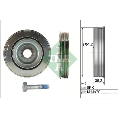 Imagem de INA 544 0173 20 Kit da polia correia cambota PEUGEOT: 308 SW 2, II Hatchback, 3008 I