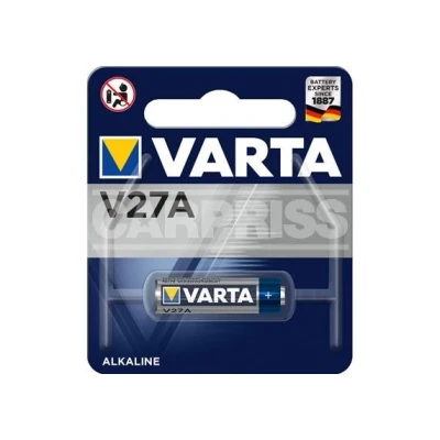 Imagem de 1 pilha redonda varta v27a 12 v
