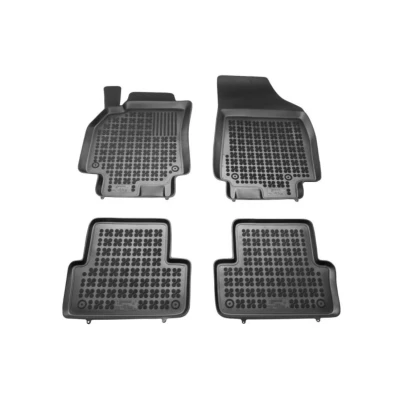 Imagem de REZAW PLAST 201910 Conjunto de tapete chão Borracha à frente e atrás 4 preto medida RENAULT: Fluence