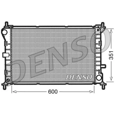 Imagem de DENSO DRM10051 Radiador, arrefecimento do motor Alumínio 600 351 23 FORD: Focus Mk1 Hatchback, Carrinha, 2 Kombi