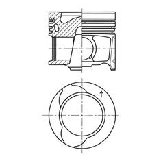 Imagem de KOLBENSCHMIDT 41812600 Pistão 76