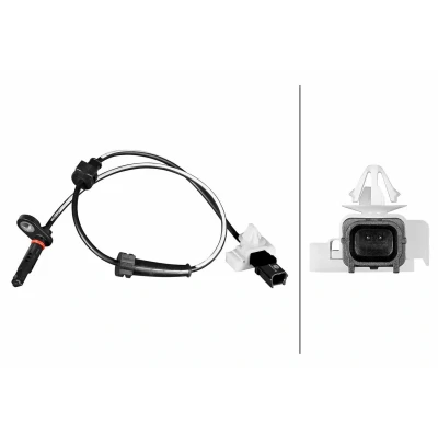 Imagem de HELLA 6PU 358 217 521 Sensor de ABS com grampo Hall 2 569 HONDA: Accord 7 Limousine