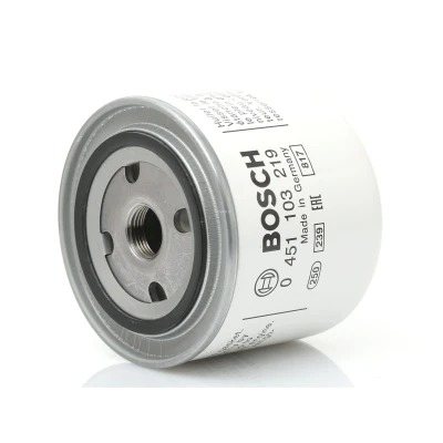 Imagem de BOSCH 0 451 103 219 Filtro de óleo 3/4&quot; 16 UNF com duas válvulas retenção aparafusado VOLVO: 340 360 Hatchback, 850 Sedan, 240 Carrinha
