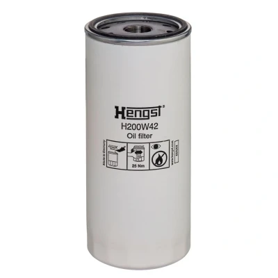 Imagem de HENGST FILTER H200W42 Filtro de óleo 1 1/8 16UN aparafusado