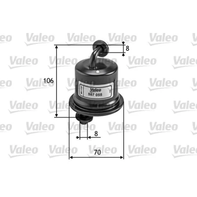 Imagem de VALEO 587055 Filtro de Combustível dos tubos 8 SUZUKI: SWIFT 3, Jimny SUV, SX4 I Hatchback, TOYOTA: RAV4 III SUV
