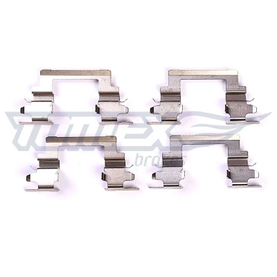 Imagem de TOMEX brakes TX 43 74 Kit de acessórios, pastilhas travão Eixo dianteiro MITSUBISHI: Lancer 8 Limousine, OUTLANDER 3