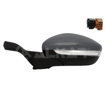 Imagem de Espelho retrovisor Alkar 6125296 esquerda com subcapa elétrico aquecível, convexo PEUGEOT: 208 I Hatchback